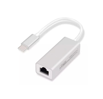 Adaptador Usb-c 3.0 Para Ethernet 10/1000 Mbps Rj45 Type-c